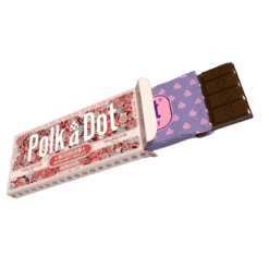 Polkadot Horchata Chocolate Bars