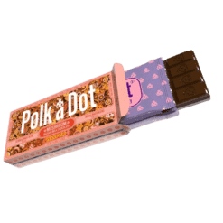 Polkadot Penny Cup Chocolate Bars