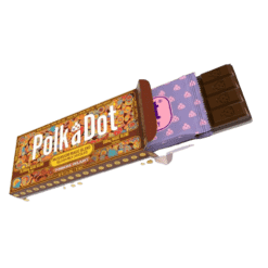 Polkadot Torrone Delight Chocolate Bars