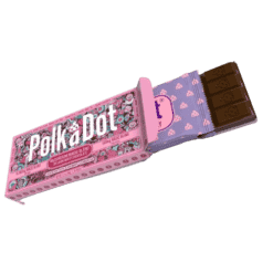 polkadot Chocolate Cherry Cordial Chocolate Bars